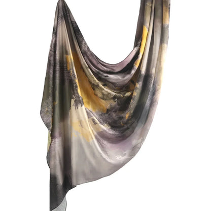 180*85cm Premium Ombre Marble Water Print Shawl Hijab Scarves