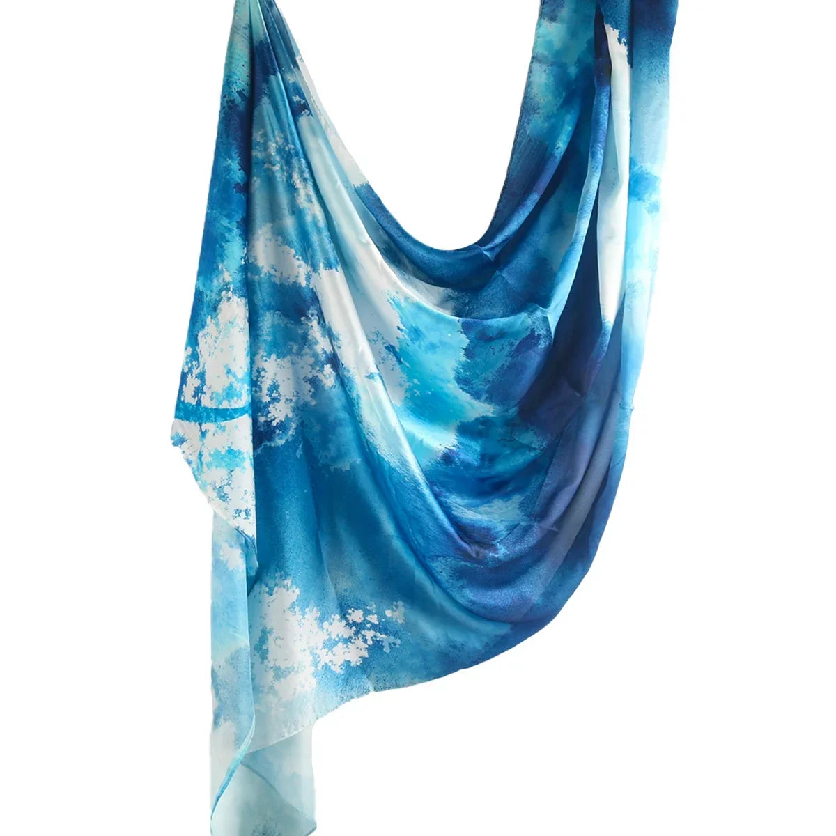 180*85cm Premium Ombre Marble Water Print Shawl Hijab Scarves