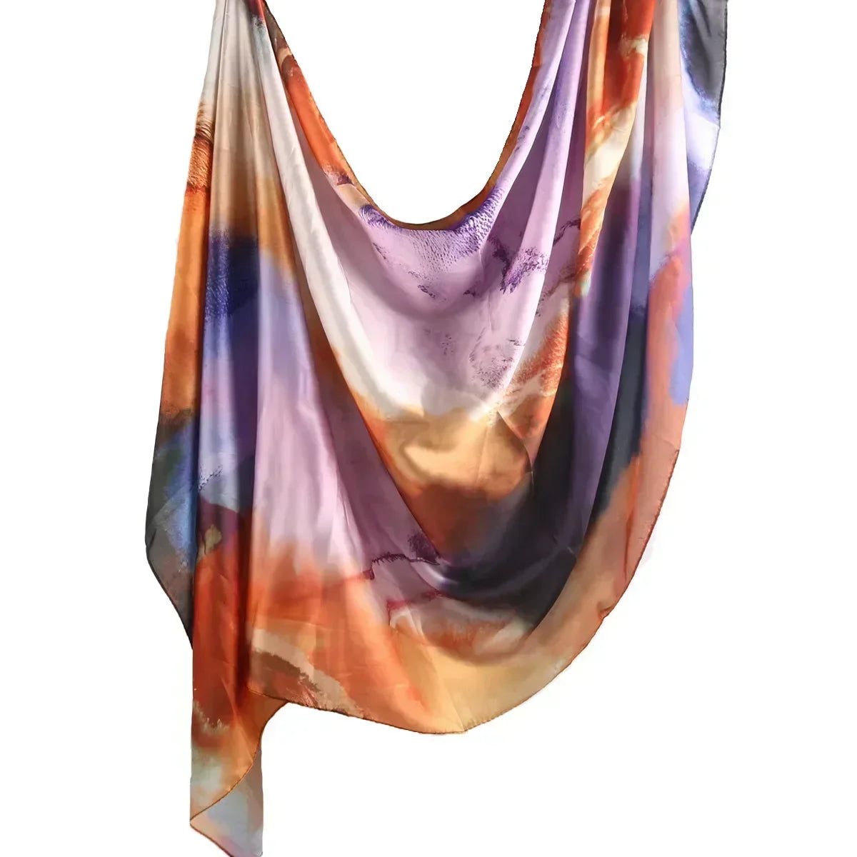 180*85cm Premium Ombre Marble Water Print Shawl Hijab Scarves